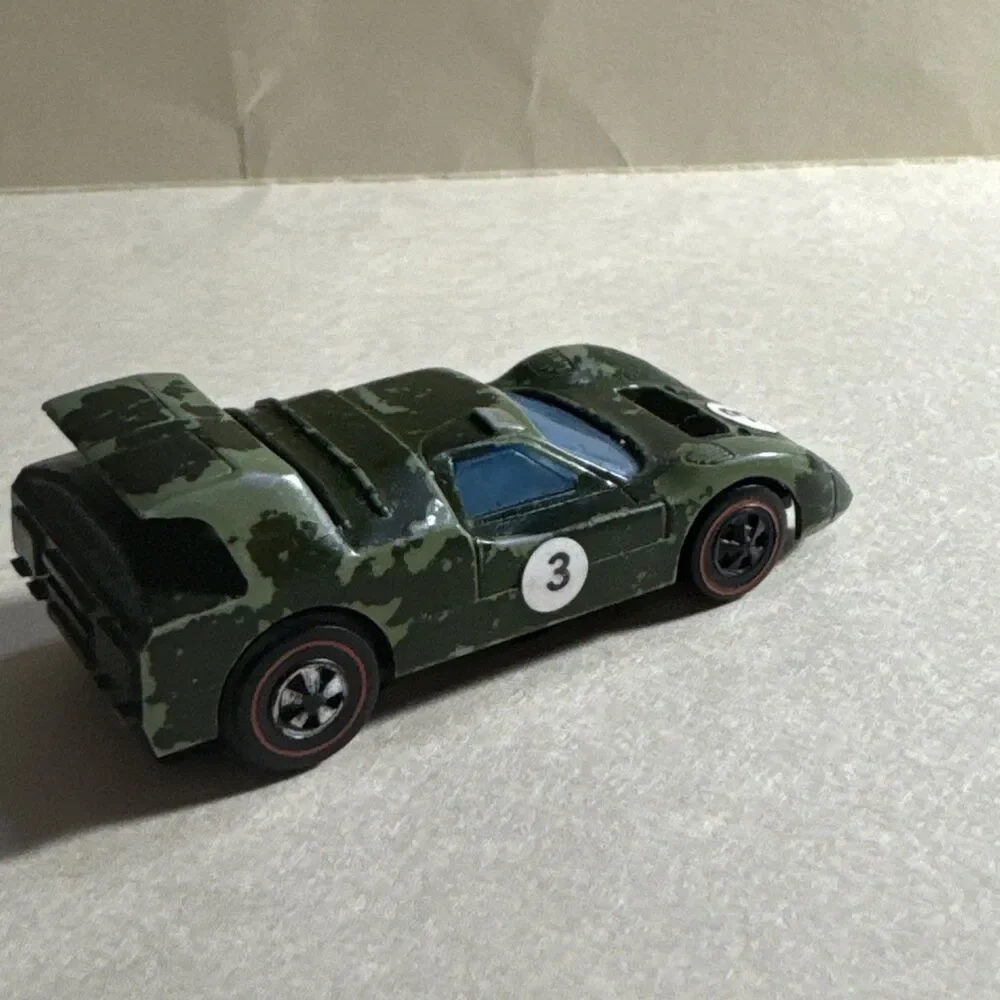 Vintage Hot Wheels Redline Sizzler - 1969 Olive Green Angeleno M70 UNTESTED